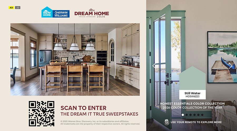 Streaming Ad: Interactive HGSW Photo Carousel